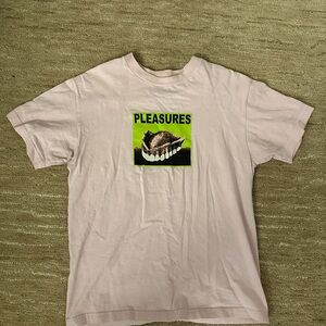 Pleasures Graphic T-Shirt in Light Pink